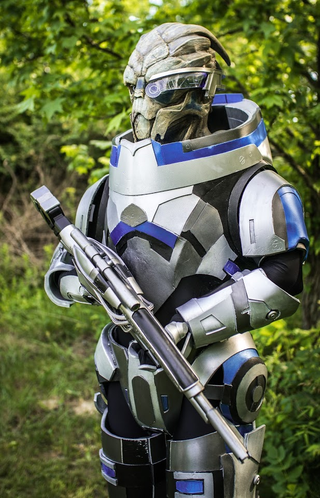 Illustration for article titled Calibrate Yourself For Some Garrus Cosplay